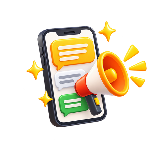 Ícone de Marketing por SMS